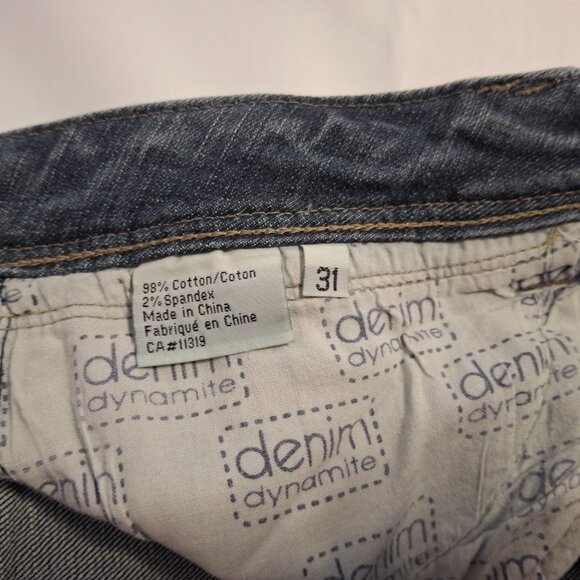 Vintage Denim Dynamite Hippie Low Rise Flare Bell Bottom Jeans Size 31 (Size 10) - Picture 14 of 16